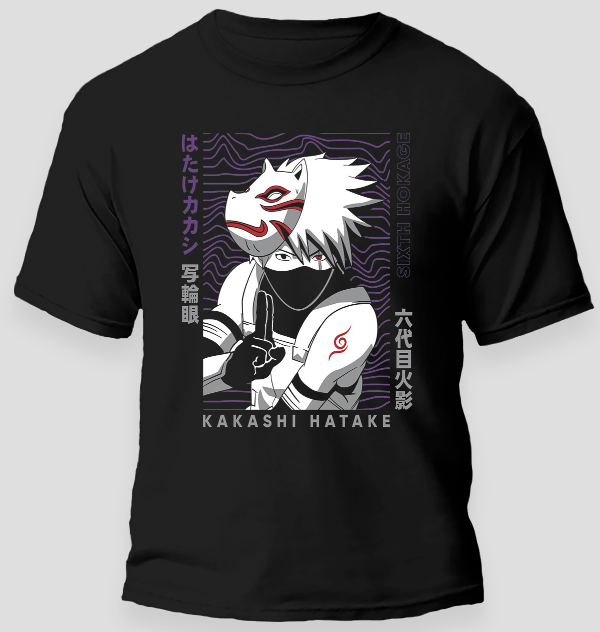Producto - Remera Naruto Kakashi Hatake