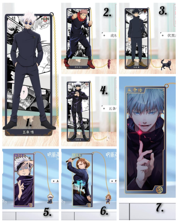Producto - Marca Paginas de Metal - Jujutsu Kaisen 5 - Ingrese para elegir
