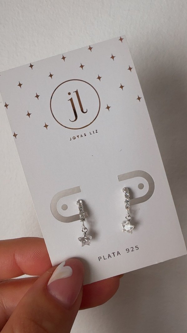 Producto - Aros Cubic estrellas