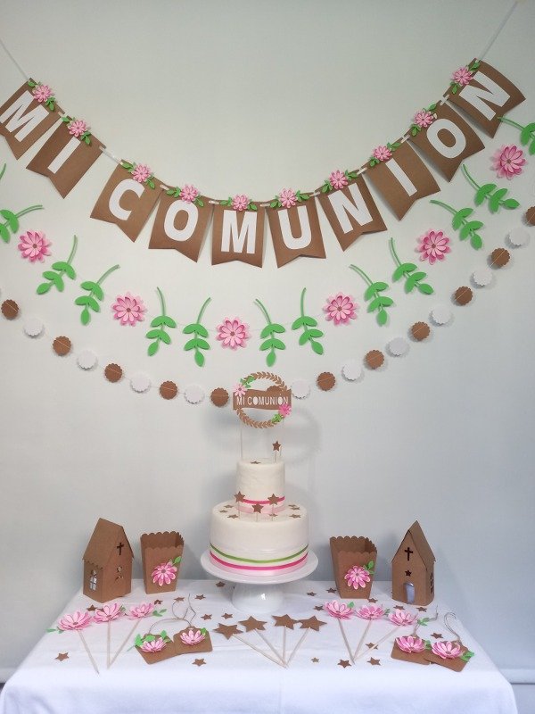 Producto - Kits Primera Comunión - Con Flores 3D