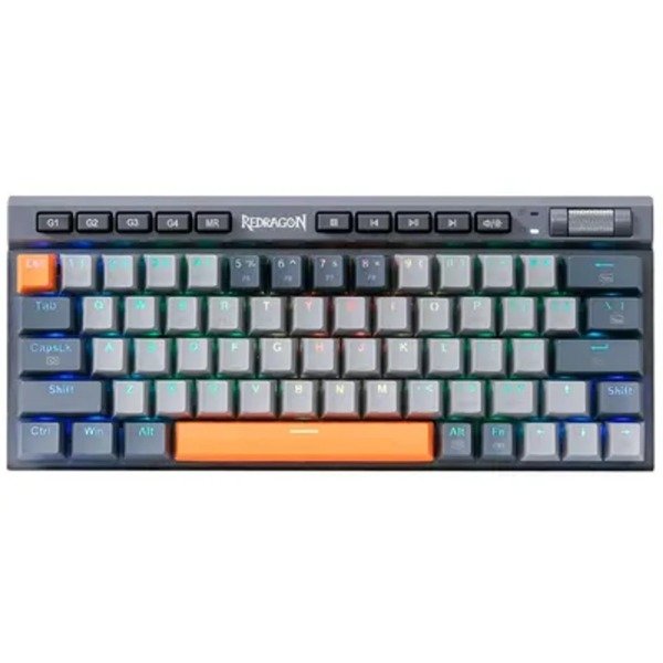 Producto - Redragon Gamer Traric K634GG-RGB- Com y - Ingls - Mecnico - Gris