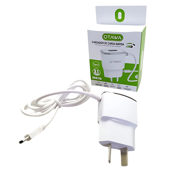 Producto - Cargador Otawa 3.1A Tipo C