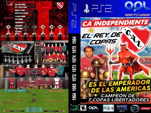 Producto - WINNING ELEVEN 10 LIBERTADORES  1964-65-72-73-74-75-84 (INDEPENDIENTE)