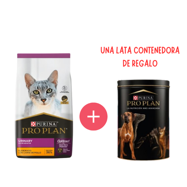 Producto - PRO PLAN Gato Urinary x 3 kg + LATA CONTENEDORA DE REGALO