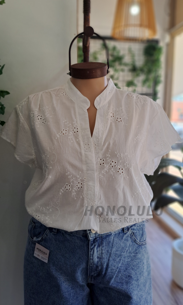 Producto - ULTIMA! Camisola Alelí de Broderie Blanca