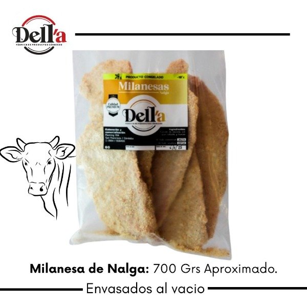 Producto - Milanesa Bovina x kg Dell'a