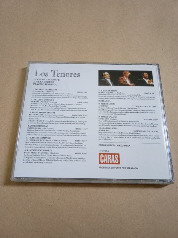 Producto - Los Tenores #5 - Pavarotti Carreras Domingo - Caras sin fechar - 1