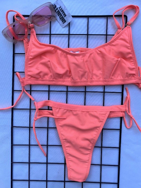 Producto - Bikini recta coral