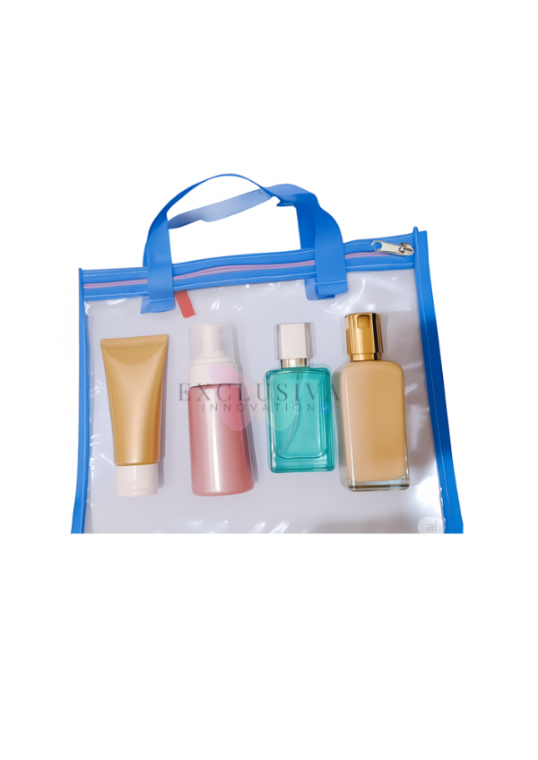 Producto - Bolsitas con cierre y manija en pvc cristal Impermeable X20 UNIDADES