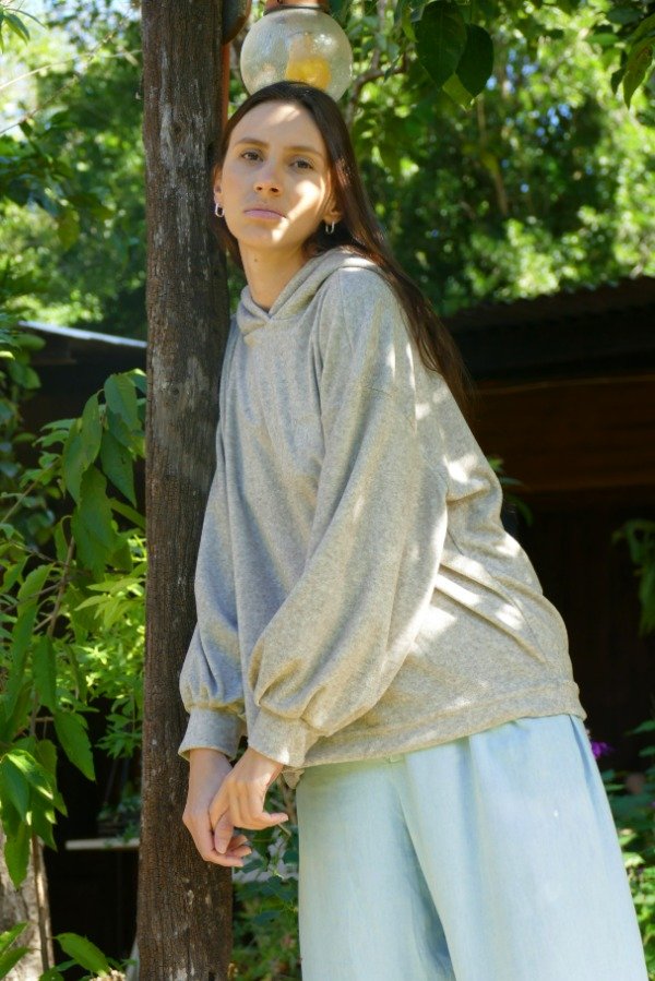 Producto - HOODIE AROMA GRIS