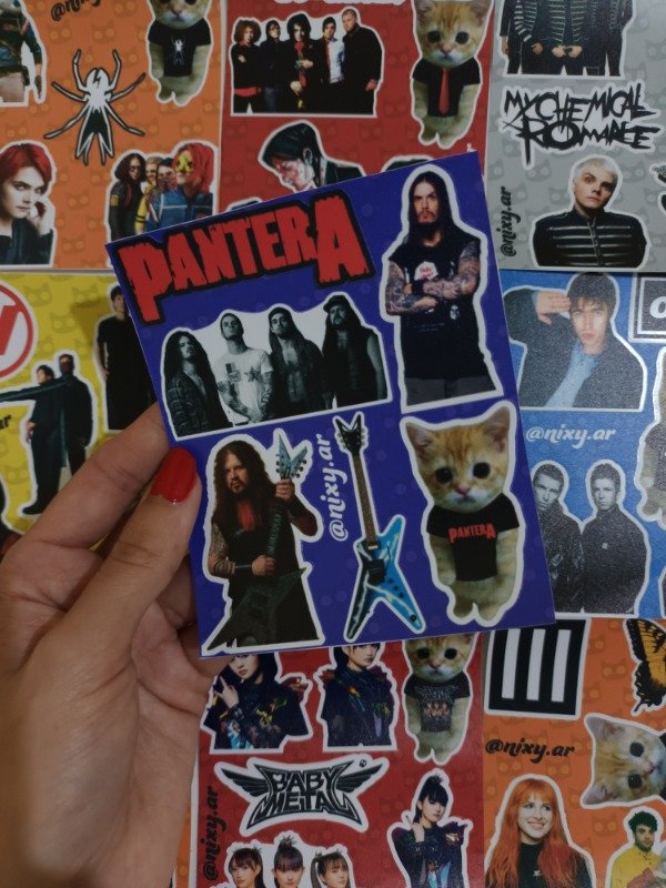 Producto - Plancha de stickers Pantera