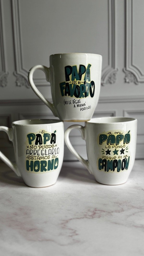 Producto - Taza bombe papá - verde