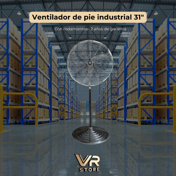 Producto - Ventilador industrial Anca de pie y pared 31"
