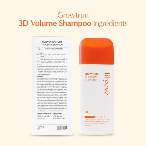 Producto - lilyeve Grow Turn 3D Volume Shampoo 200ml - 1