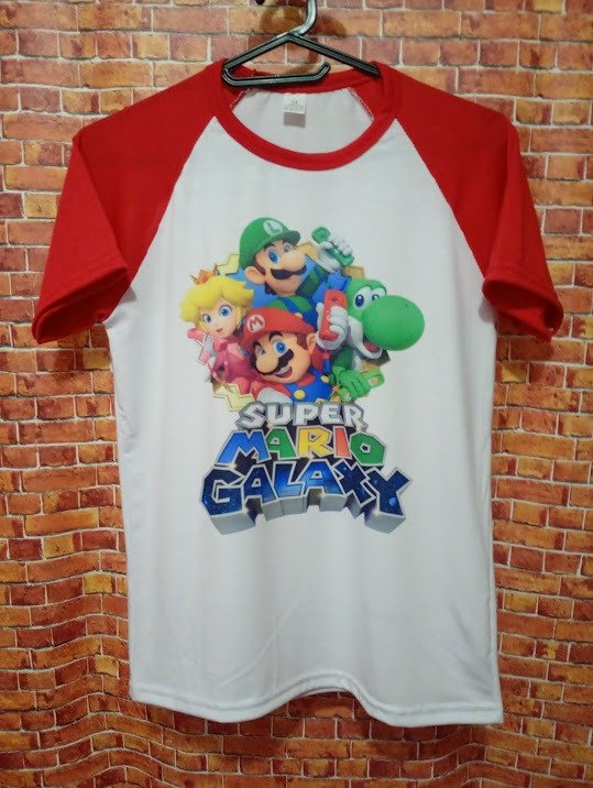 Producto - REMERA-SUPER MARIO -POLIESTER NIÑOS TALLES 12 Y 14 - 1