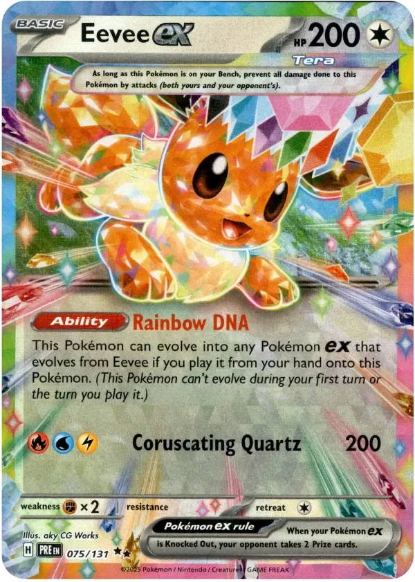 Producto - Eevee ex - 075/131 - Prismatic Evolutions - Holo