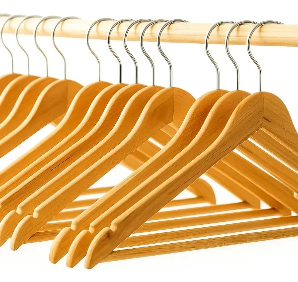 Producto - SET X6 PERCHAS MADERA
