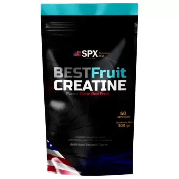 Producto - Creatina MAX SPX NUTRITION 300g Micronizada Citric Red Fruit