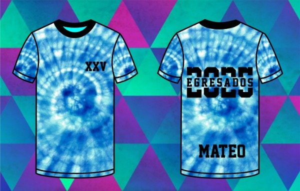 Producto - Diseño para remera y campera de egresados Batik