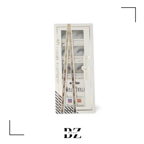 Producto - PESTAÑAS X 10 PCS SURTIDAS N.SHOW 8D LUXURY FLUFFINESS LASHE 1640-3