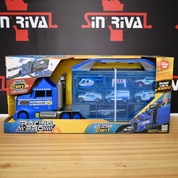 Producto - CAMION RACING ESTACION DE POLICIA VALIJA 3801
