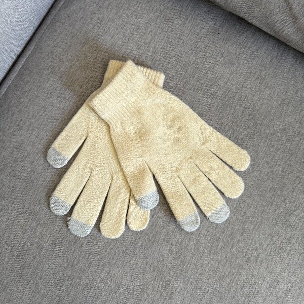 Producto - Guantes táctiles beige