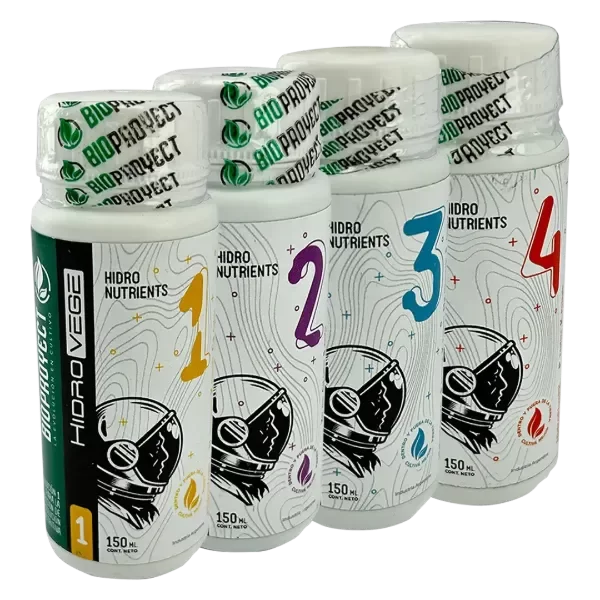 Producto - Bioproyect linea Hidro 1234 150ml completa
