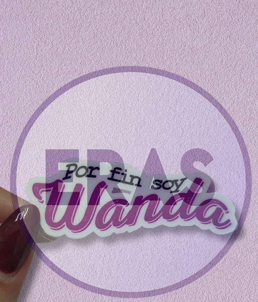 Producto - STICKER UV - MARTÍN CIRIO -  POR FIN SOY WANDA