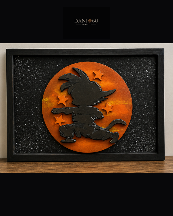 Producto - Cuadro Artesanal Aventuras Bajo la Luna