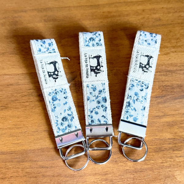 Producto - Llavero flor azul