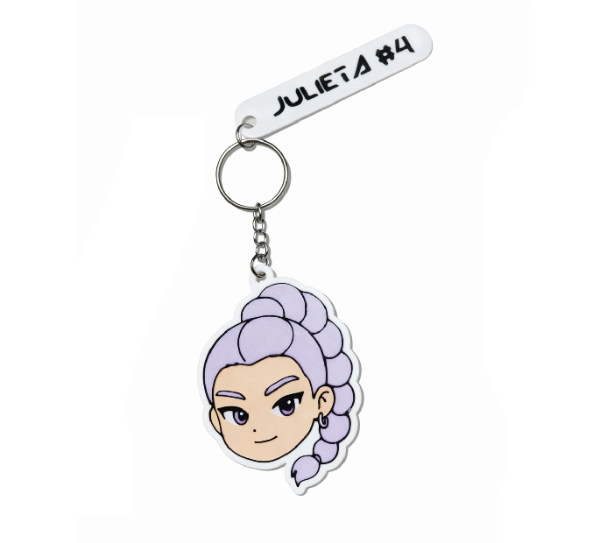 Producto - Llavero Rumi Diseño Kawaii Guerreras K-pop Souvenir Personalizado