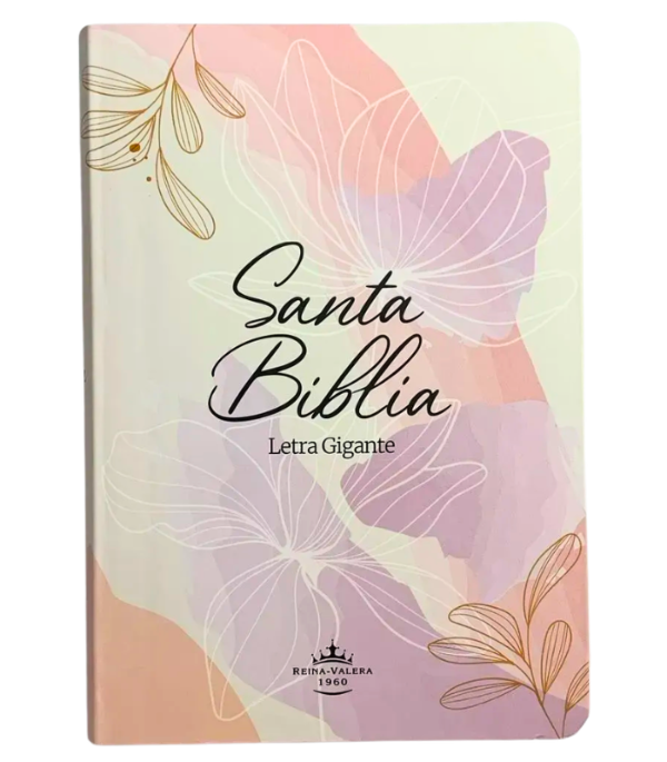 Producto - BIBLIA RVR LETRA GIGANTE TAPA FLEX FLORES