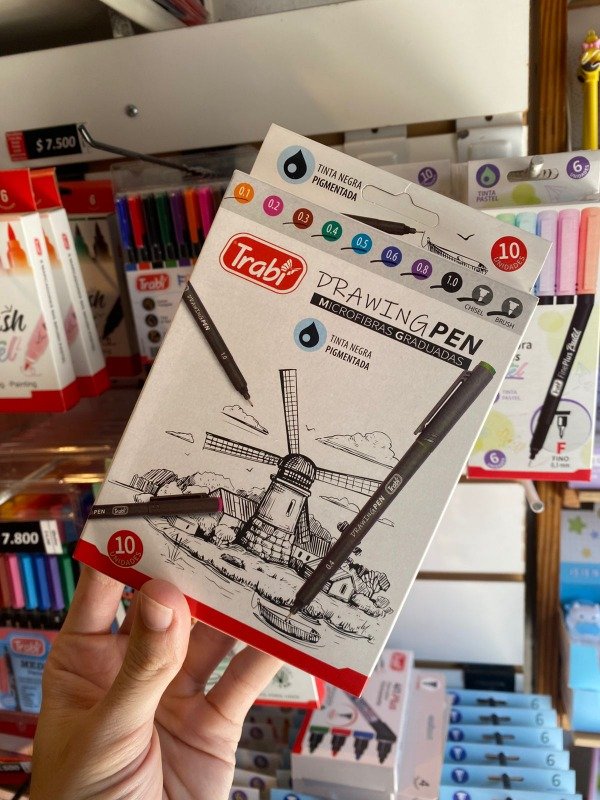Producto - Microfibras Graduadas Trabi Drawing Pen x10