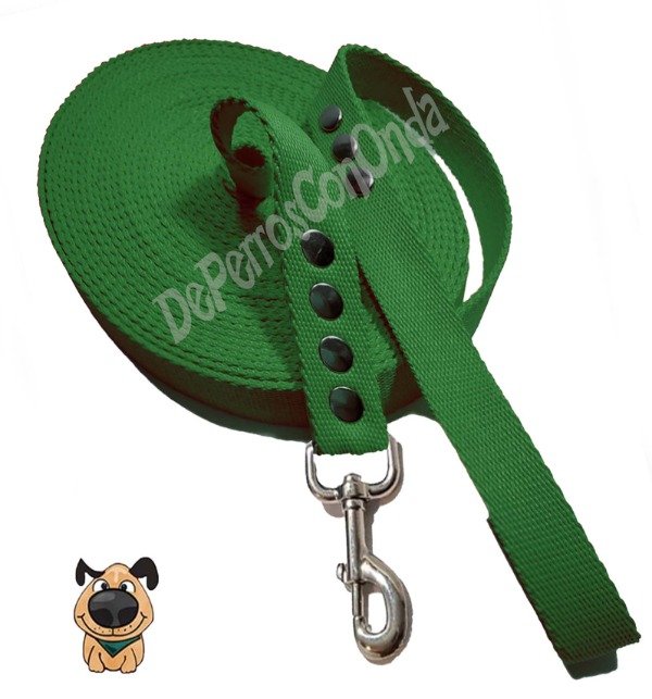 Producto - Correa perro 7 metros con mosqueton original reforzada