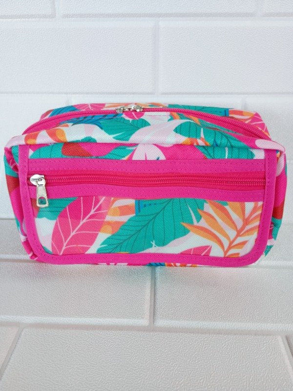Producto - Cartuchera Linda Hojas Fucsia