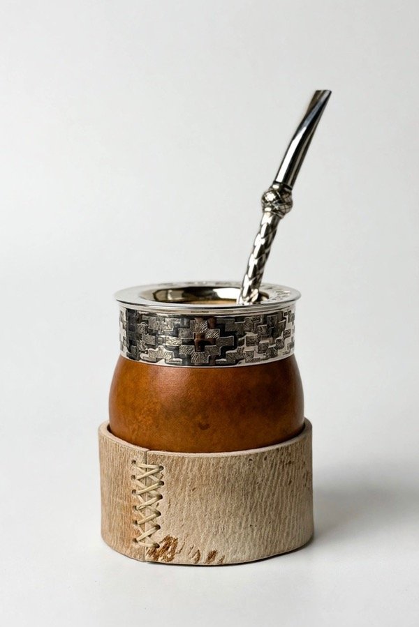 Producto - Mate Imperial Criollo con Base de Cuero Crudo - 0