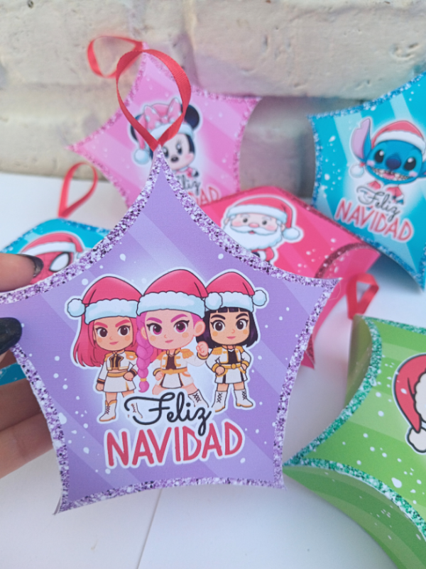 Producto - Cajas Navideñas en Forma de Estrella