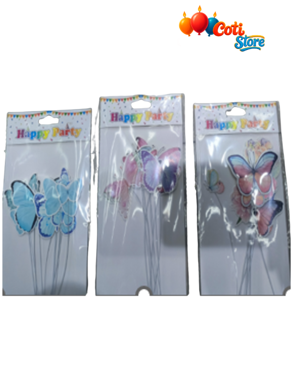 Producto - Adorno para torta mariposa 13x27 cm
