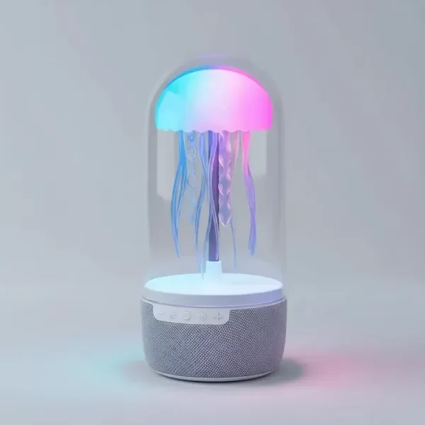 Producto - Parlante Portatil Bluetooh Medusa Movimiento Luz Led Lampara