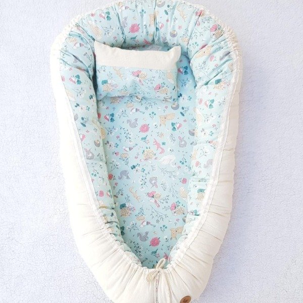 Producto - NIDITO TURQUESA COMBINADO CON NATURAL