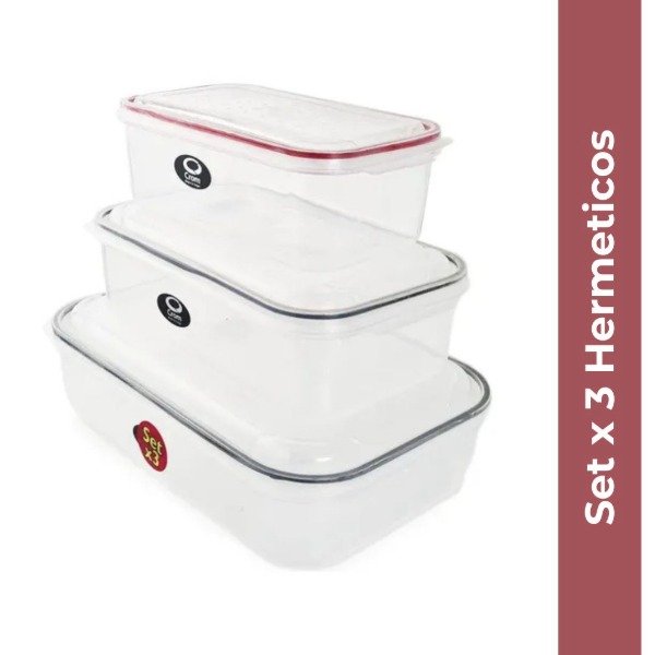 Producto - Set de Herméticos x 3