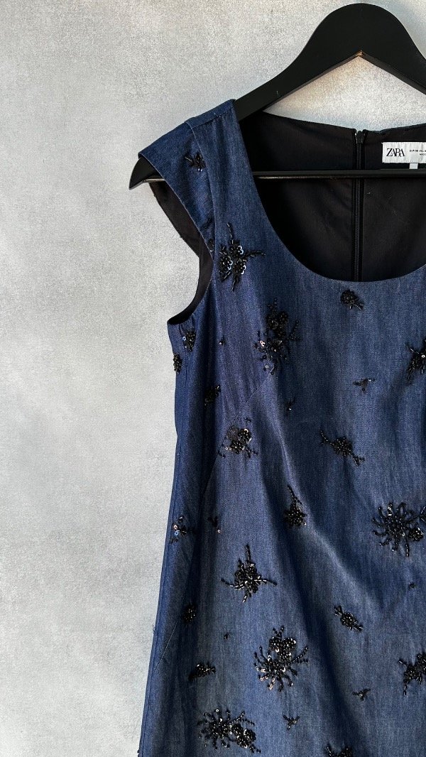 Producto - Vestido con pedrería Zara - 3