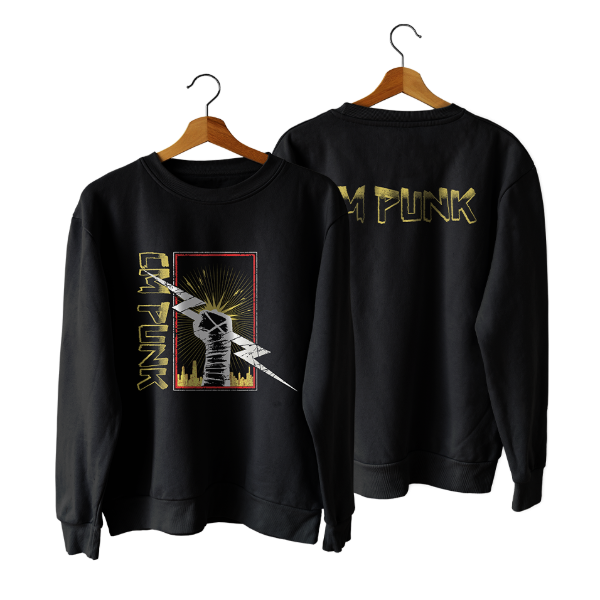 Producto - CM PUNK [Chicago Fist - Buzo cuello redondo]