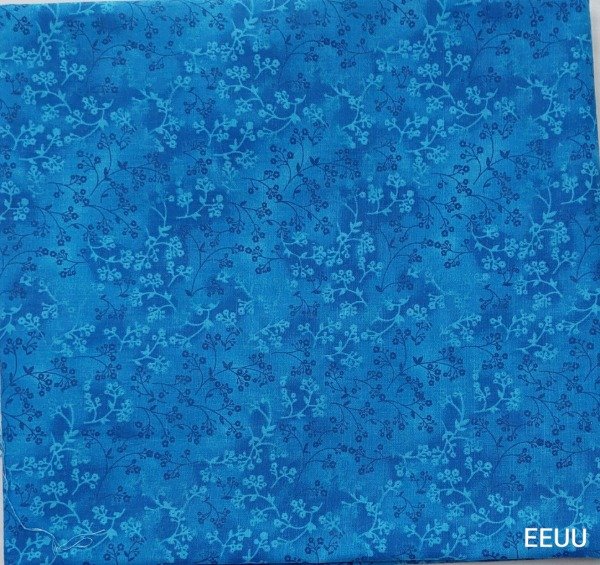 Producto - FAT QUARTER TONO SOBRE TONO AZUL-CELESTES Y TURQUESAS - 2