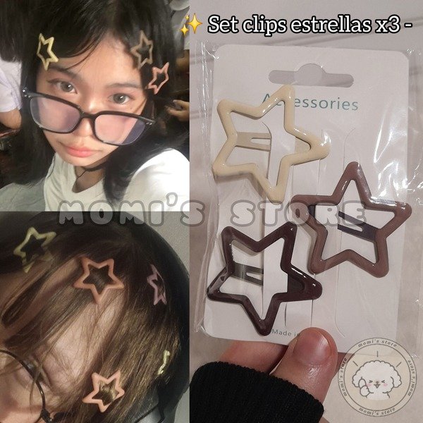 Producto - Hebillas estrella x3