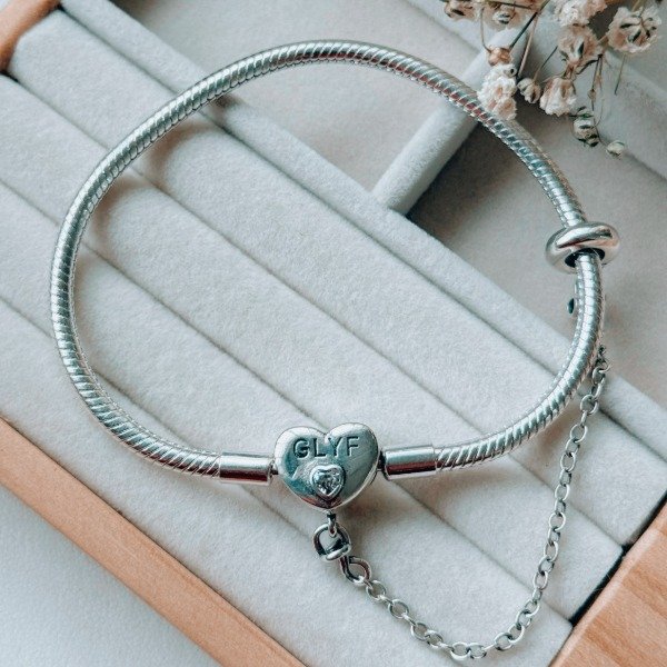 Producto - Pulsera Estilo Pandora Laminada Plata 925