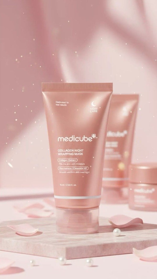 Producto - MEDICUBE - Collagen Night Wrapping Mask (75 ml)