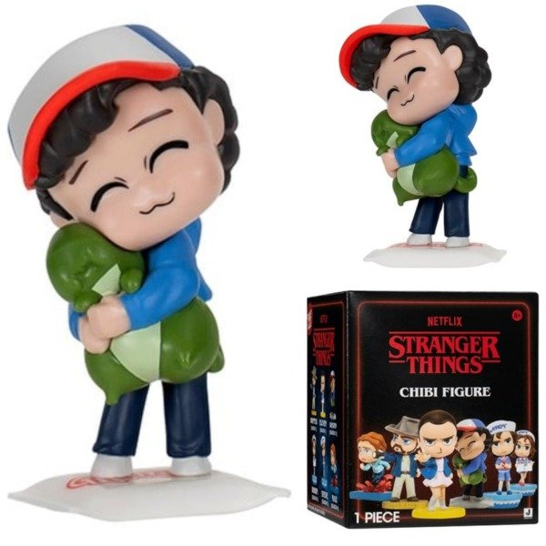 Producto - Mini Figura Chibi Stranger Things Dustin Holding Dart
