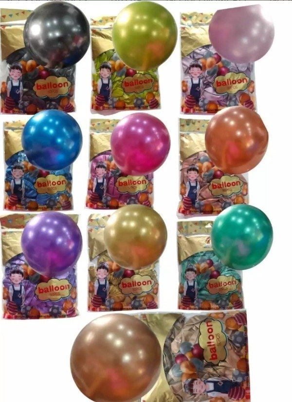 Producto - Globos Cromados 12" x 50