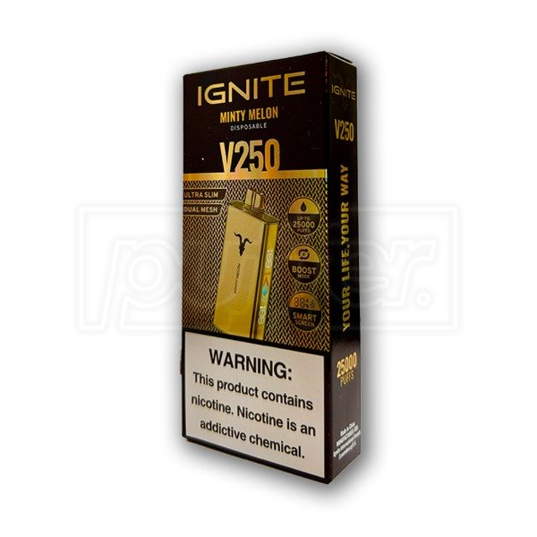 Producto - Ignite V250 Gold - Minty Melon (25.000 PUFFS RECARGABLE)